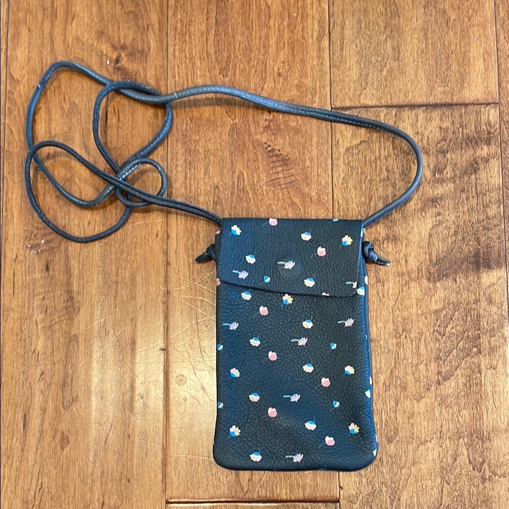 Free People Black and Pink Mini Bag Crossbody